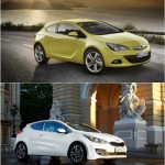 Opel Astra GTC и KIA Pro Ceed